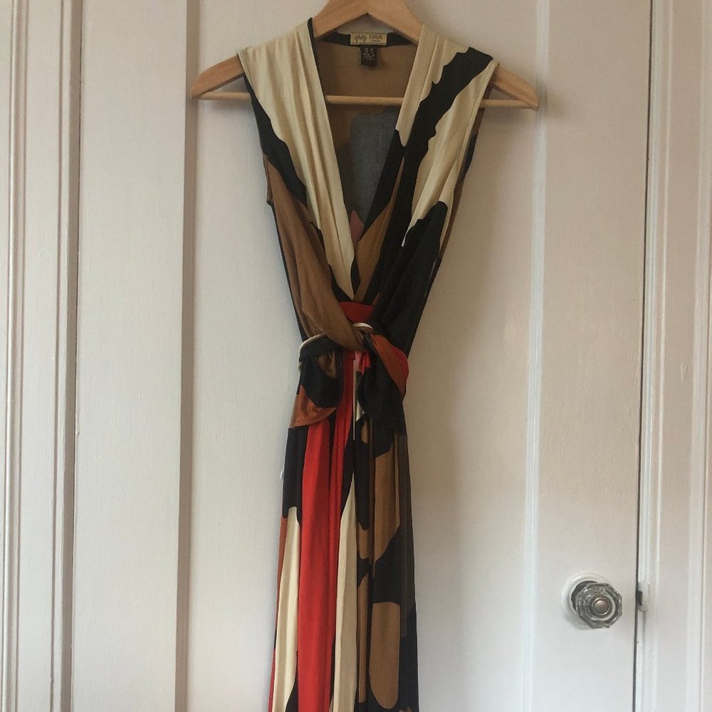 Issa London Dress - Knee-Length Wrap Dress
